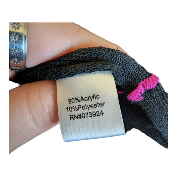 Ming Wang black and pink embroidered tunic dress size small - Picture 6 of 7